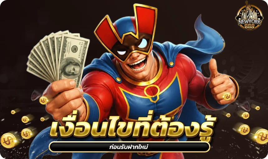 เงื่อนไขที่ต้องรู้ก่อนรับฝากใหม่